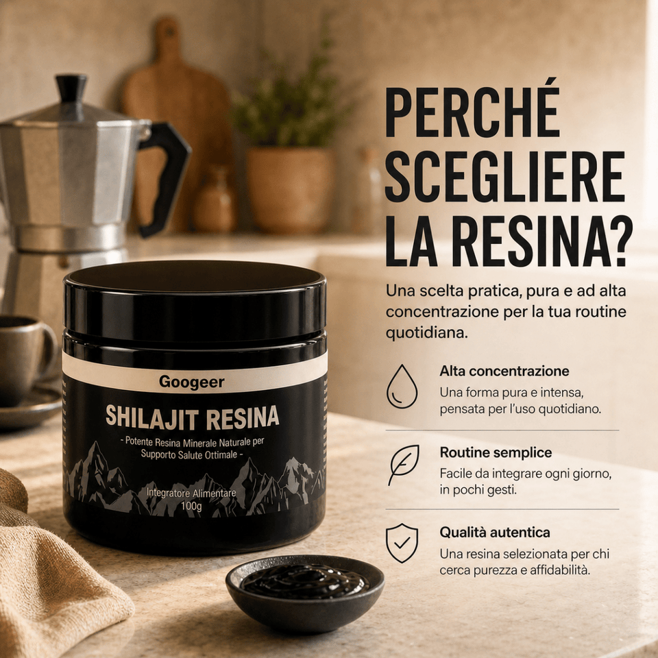 Shilajit 100% Puro - Energia Naturale per Affrontare l'Estate 💎