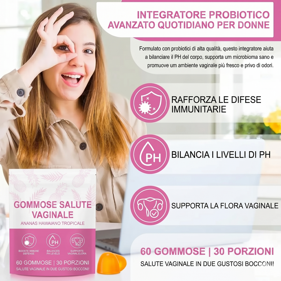 Gommose Premium per l'Equilibrio Intimo Femminile - Vital Source